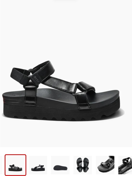 Reef Cushion Rem Hi black sandals Size 7.5 - Picture 4 of 14